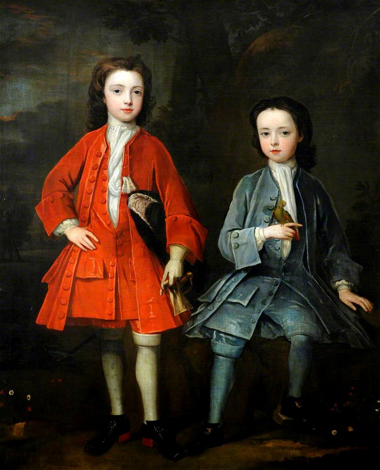 Charles d' Agar (1669-1723) - Henry Harpur (1708–1748), Later Sir Henry Harpur, 5th Bt, and His Brother John Harpur (d.1780) - 290278 - National Trust