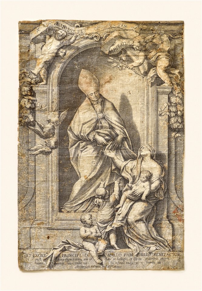 Charity of St Thomas of Villanova - Melchiorre Caffa