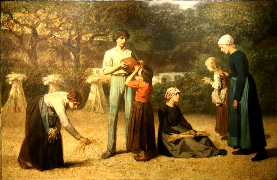 Charles de Groux-glaneuses