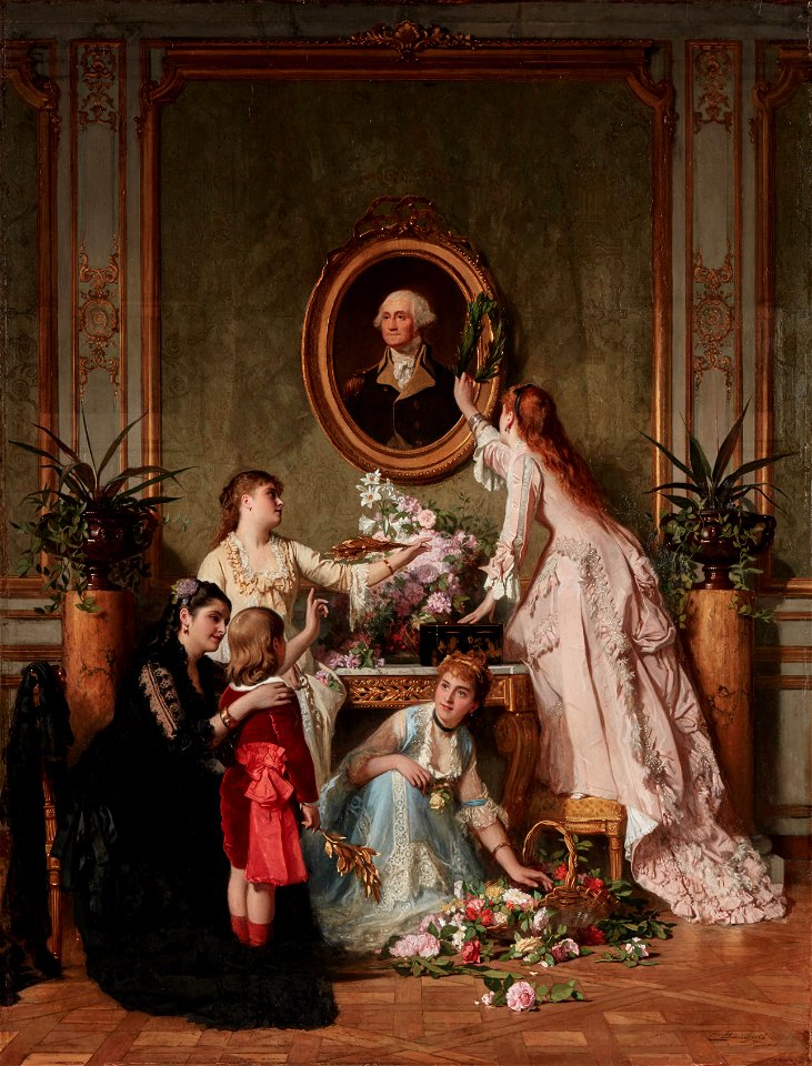 Charles Baugniet - Washington's Birthday - 1992.156 - Indianapolis Museum of Art