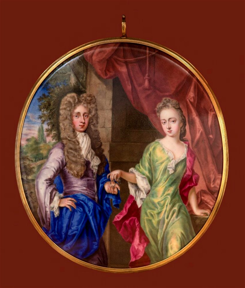Charles Boit - Henrietta Churchill and Francis, Earl of Godolphin - NMB 1585 - Nationalmuseum