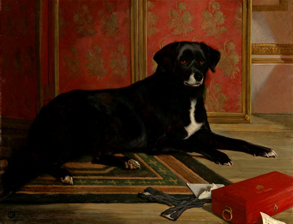 Charles Burton Barber (1845-94) - Sharp - RCIN 408976 - Royal Collection