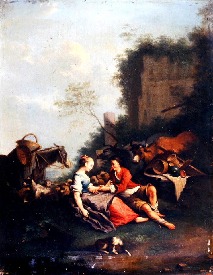 Charles Eisen - Berger et bergère