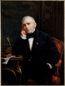 Charles Emile Hippolyte Lecomte-Vernet - Portrait d'Eugène Scribe (1791-1861), auteur dramatique - P1354 - Musée Carnavalet
