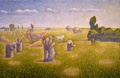Charles Angrand - The Harvesters - Google Art Project