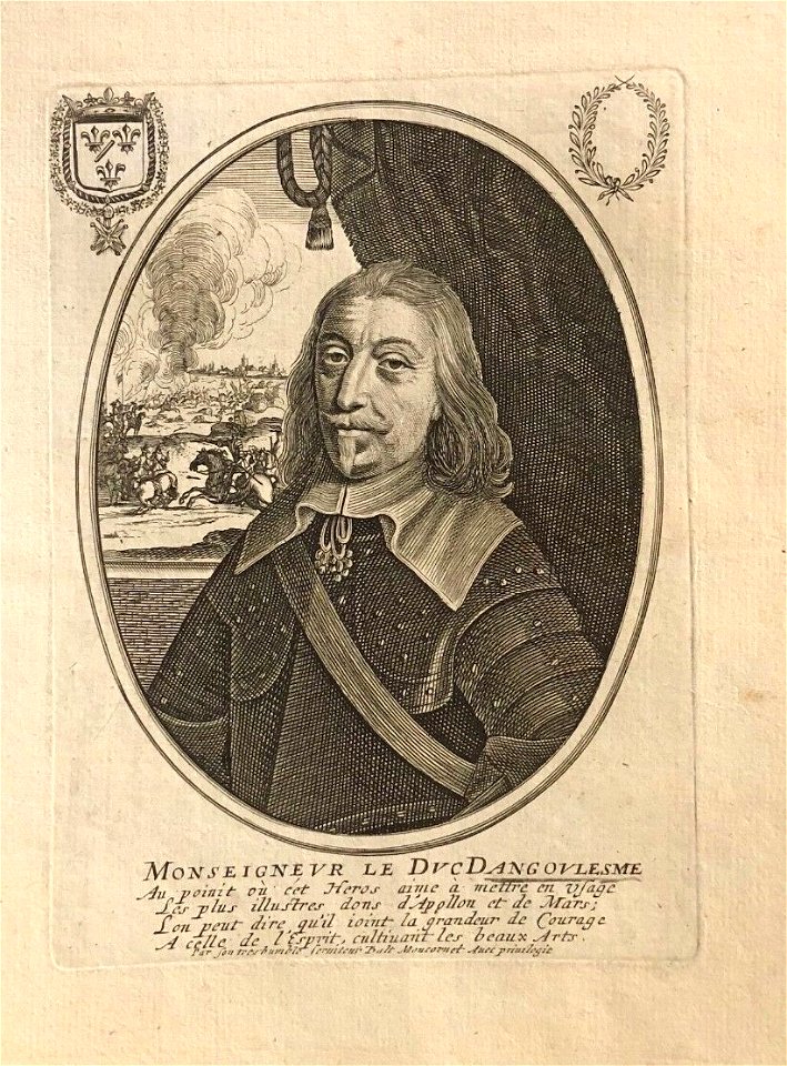 Charles de Valois par Balthazar Moncornet