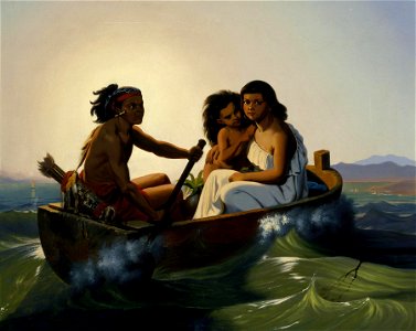Charles Christian Nahl - Indian Family on San Francisco Bay