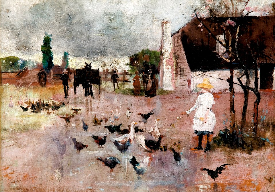 Charles Conder - Tea-time - Google Art Project