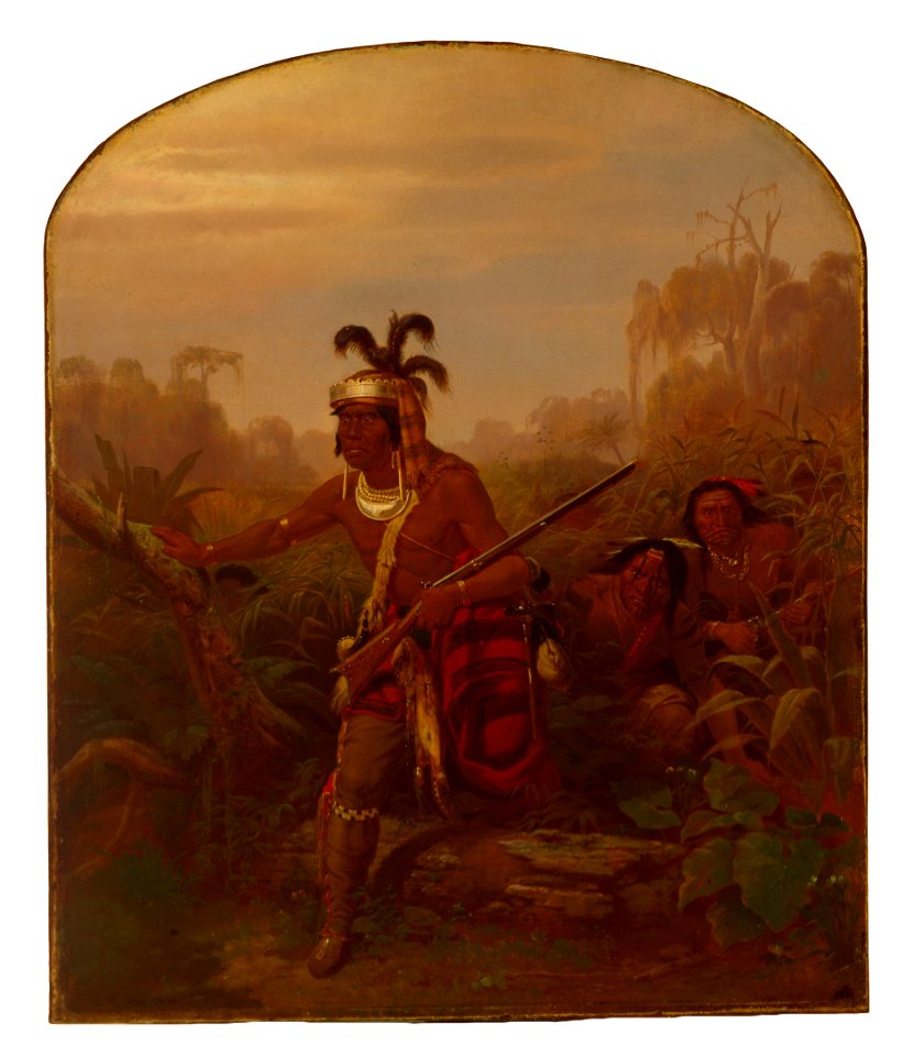 Charles Ferdinand Wimar - Chief Billy Bowlegs - 9-1938 - Saint Louis Art Museum