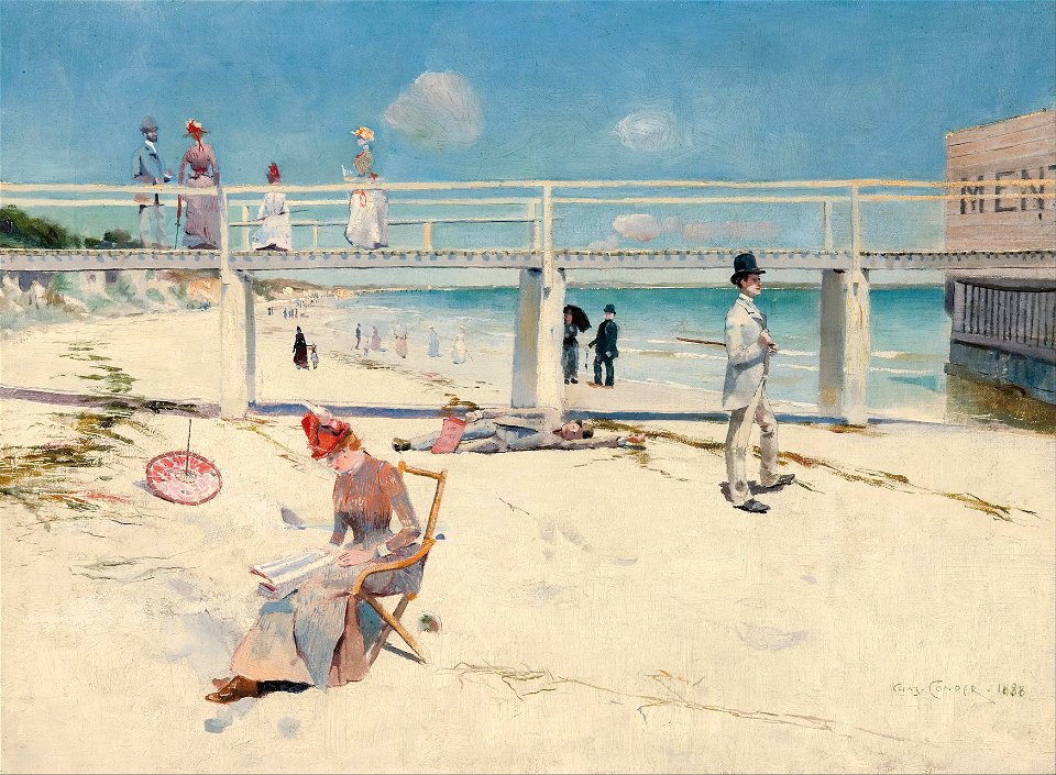 Charles Conder - A holiday at Mentone - Google Art Project