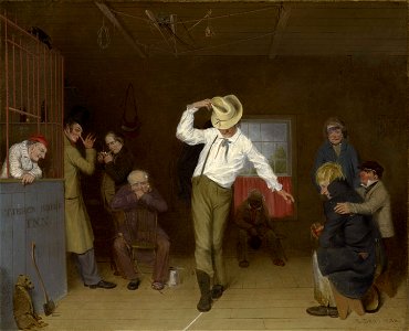 Charles Deas - Walking the Chalk - Google Art Project