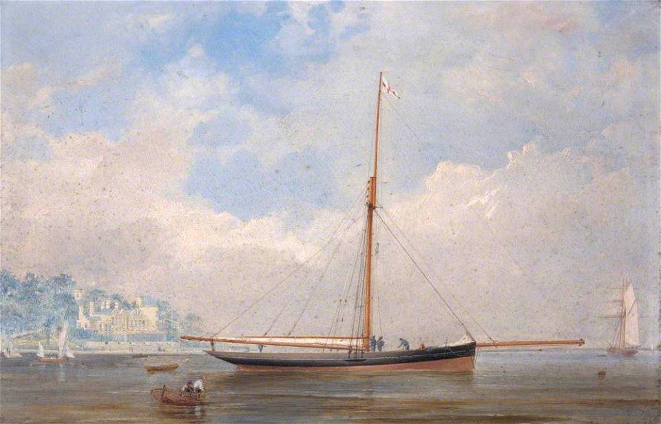 Charles Gregory (1847-1920) - A Single-Masted Yacht - 987436 - National Trust