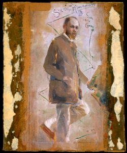 Charles Conder - An Impressionist (Tom Roberts) - Google Art Project. Free illustration for personal and commercial use.