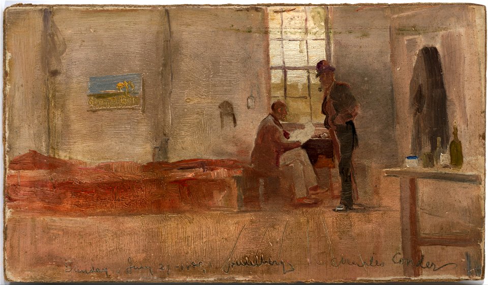 Charles Conder - Impressionists' camp - Google Art Project