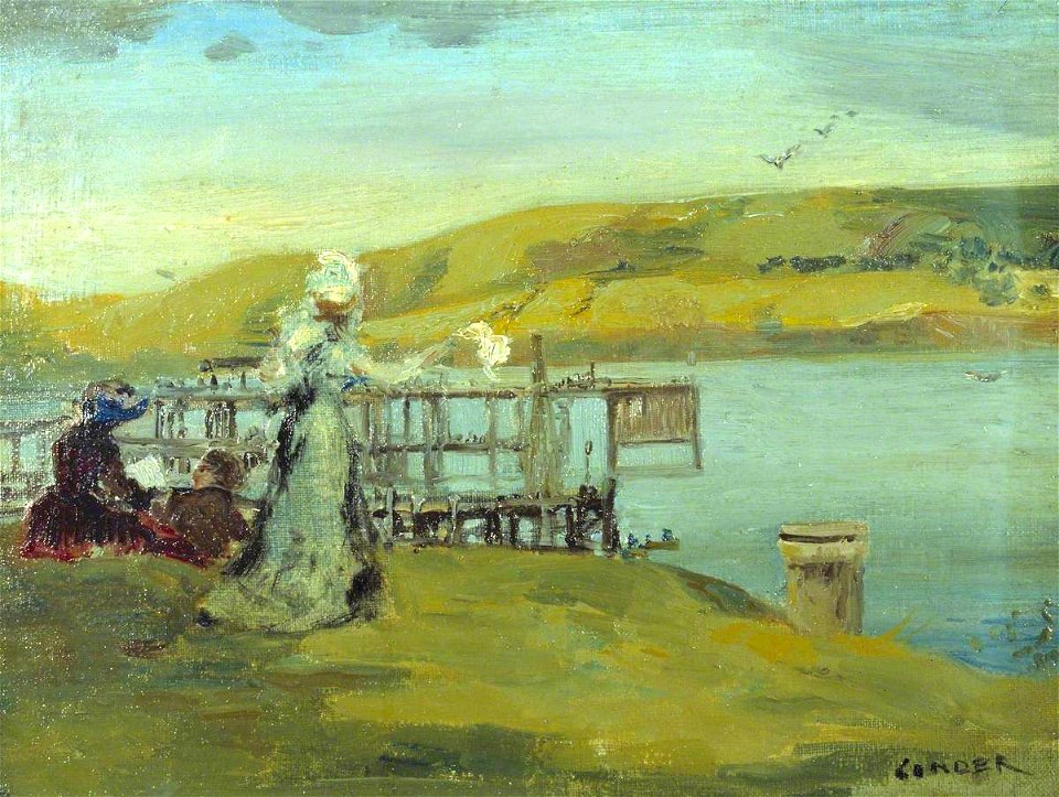 Charles Conder (1868-1909) - By the Sea, Swanage - N04412 - National Gallery