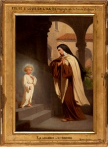 Charles Emile Hippolyte (dit Émile Vernet-Lecomte) Lecomte-Vernet - Esquisse pour l'église Saint-Louis-en-l'Ile , Jésus apparait à sainte Thérèse - PPP4729 - Musée des Beaux-Arts de la ville de Paris