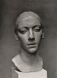 Charles Despiau - Frauenkopf, Gips
