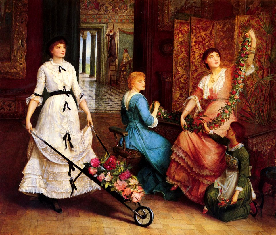 Charles Edward Hallé - Preparing for the Ball