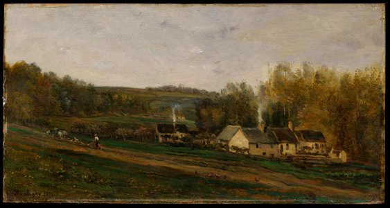 Charles François Daubigny - House of Mère Bazot, Valmandois - 19.90 - Museum of Fine Arts