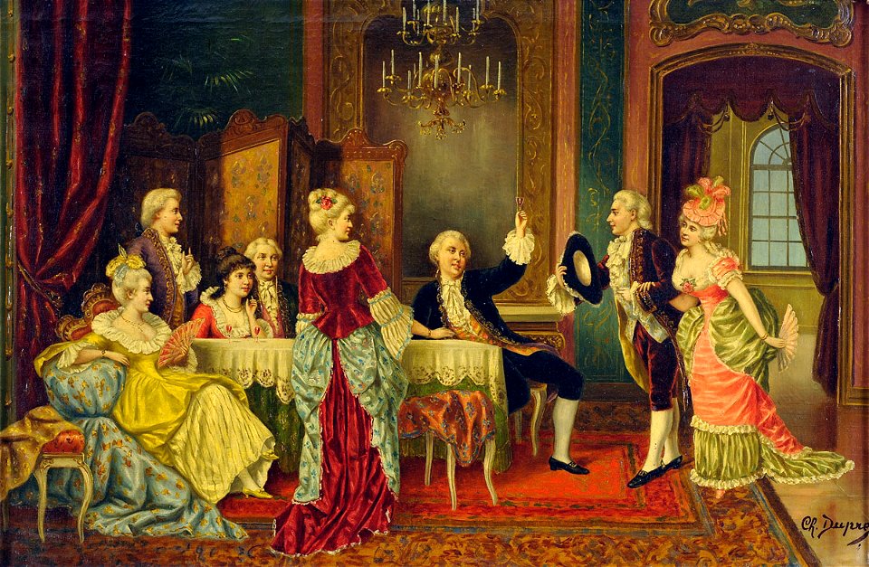 Charles Dupré Rokokogesellschaft