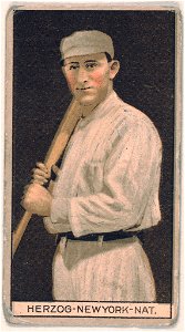 Charles Herzog, New York Giants, baseball card portrait LCCN2008677986