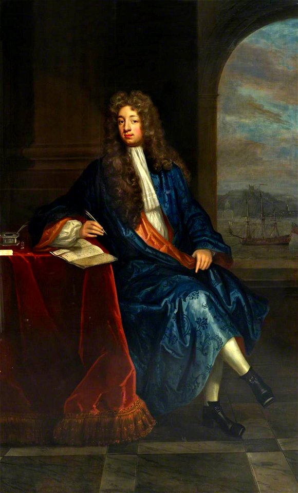 Charles d' Agar (1669-1723) - Robert Osboldston (d.1715) - BHC2924 - Royal Museums Greenwich