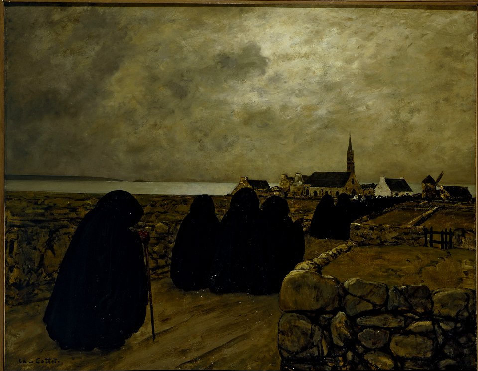 Charles Cottet - Messe basse en hiver (Bretagne) - PPP33 - Musée des Beaux-Arts de la ville de Paris