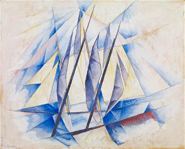 Charles Demuth - Sail, In Two Movements - promised gift 1187 sail-in-two-movements - Crystal Bridges Museum of American Art