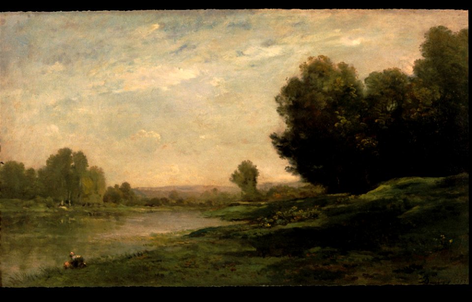Charles François Daubigny - The Banks of the Oise - y1950-15 - Princeton University Art Museum