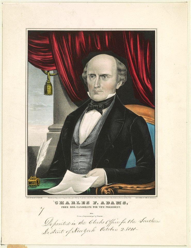 Charles F. Adams- Free soil candidate for Vice President LCCN90715889