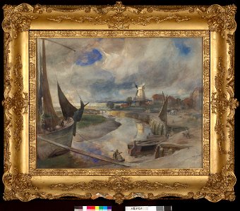 Charles H. Macie - Valkoinen tuulimylly - A III 1920 - Finnish National Gallery