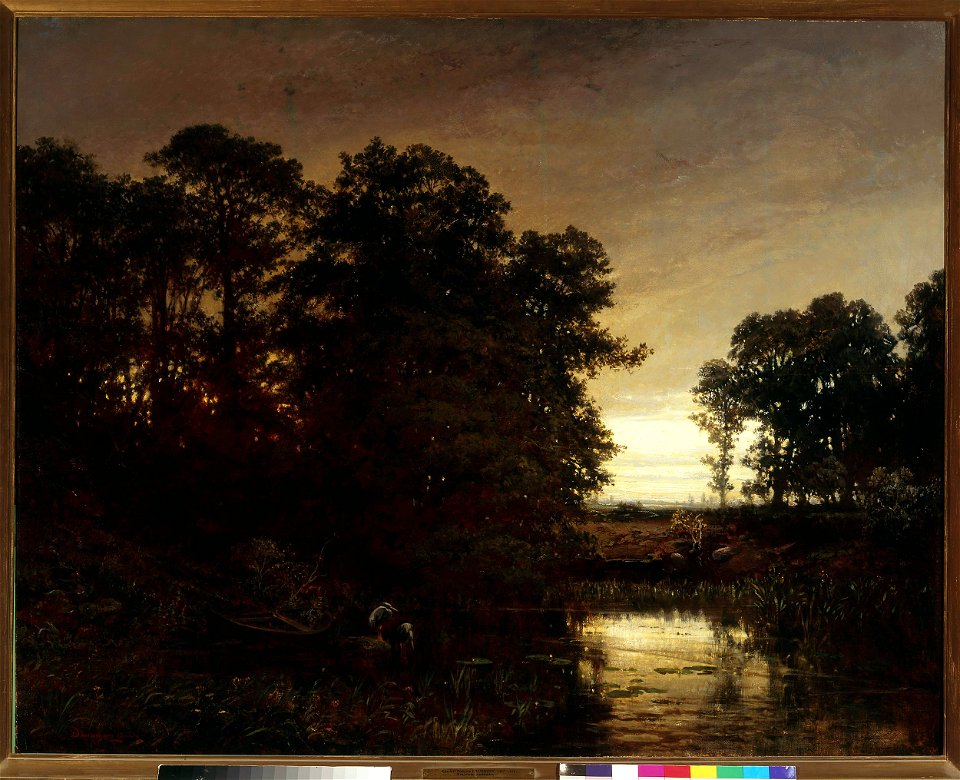Charles Francois Daubigny - Waterside landscape - M.Ob.515 MNW - National Museum in Warsaw