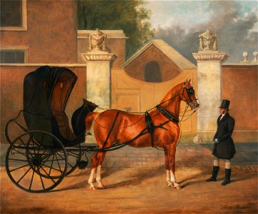 Charles Hancock - Gentlemen's Carriages- A Cabriolet - Google Art Project. Free illustration for personal and commercial use.