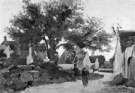Charles François Daubigny - Village in Brittany - 1957.71 - Art Institute of Chicago