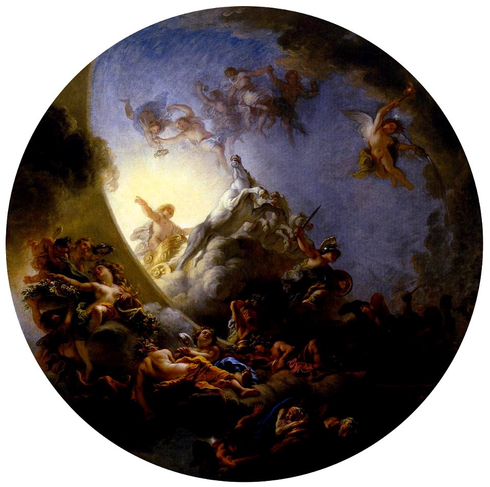 Charles de La Fosse - Sunrise with the Chariot of Apollo - WGA12306