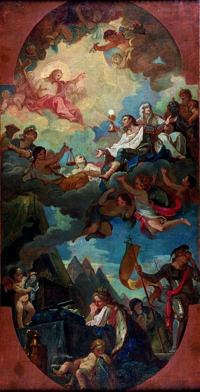 Charles Joseph Natoire L’apothéose de Saint-Louis