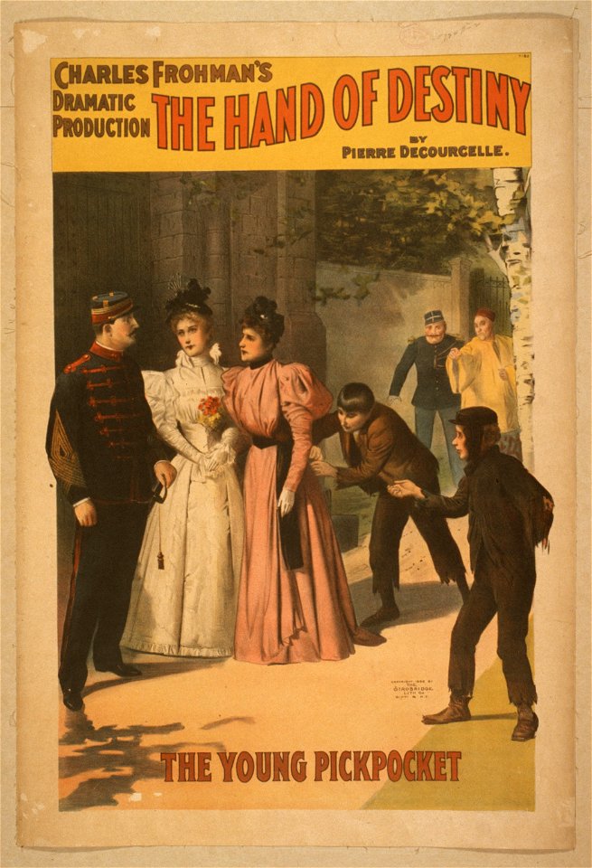 Charles Frohman's dramatic production, The hand of destiny by Pierre Decourcelle. LCCN2014636176