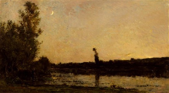 Charles François Daubigny - Twilight - Walters 37128