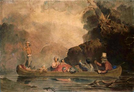 Charles Deas - The Trapper and his Family