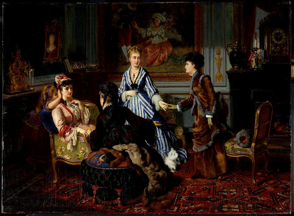 Charles Edouard Boutibonne - Le Jour de Madame - P2689 - Musée Carnavalet