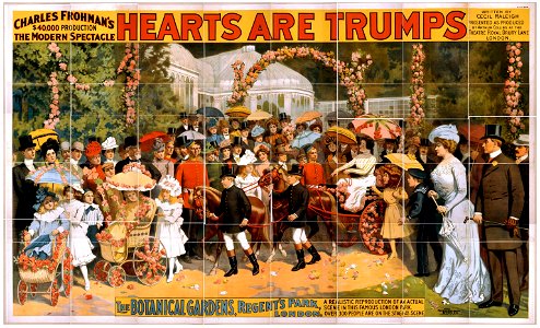 Charles Frohman's $40,000 production, the modern spectacle, Hearts are trumps LCCN2014637255