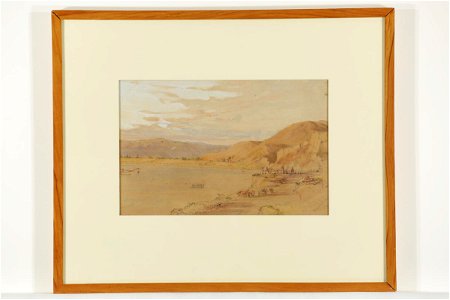 Charles Decimus Barraud - Ferry, Whanganui River - Sarjeant Gallery