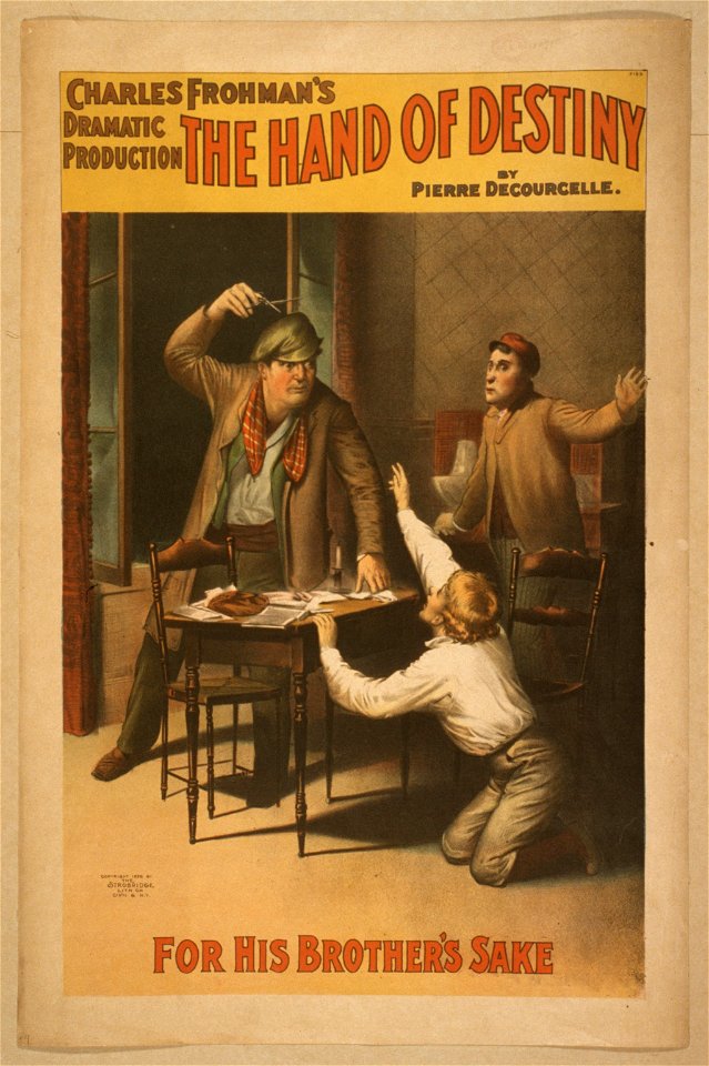 Charles Frohman's dramatic production, The hand of destiny by Pierre Decourcelle. LCCN2014636177