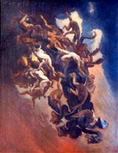 Charles Emmanuel Biset - The fall of the damned in hell