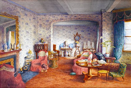 Charles Essenhigh Corke Drawing room Austen House Sevenoaks 1905
