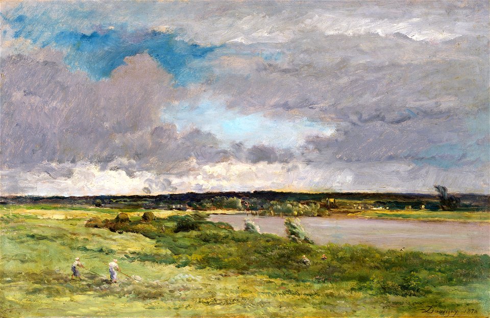 Charles François Daubigny - The Coming Storm; Early Spring - Walters 37163