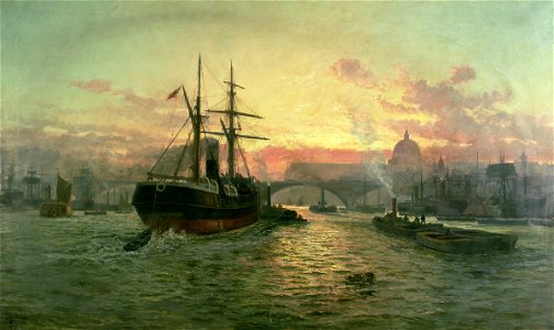 Charles John De Lacey - London Bridge (1884)
