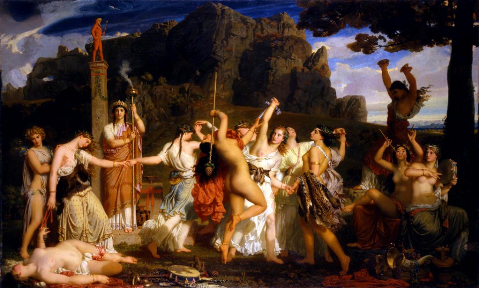 Charles Gleyre La Danse des bacchantes