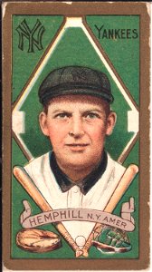 Charles Hemphill, New York Yankees, baseball card portrait LCCN2008677881