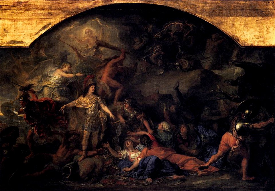Charles Le Brun - The Conquest of Franche-Comté - WGA12534
